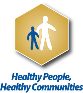 Healthy people, healthy communities graphic