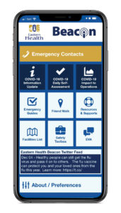 Eastern Health's Beacon App for Employees